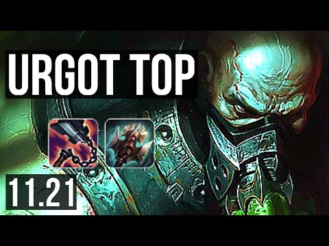 URGOT vs NASUS (TOP) (DEFEAT) | 1.4M mastery, 4/1/2 | BR Diamond | 11.21