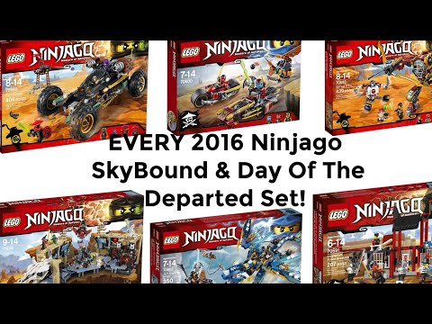 All Lego Ninjago Season 6 SkyBound and Day Of The Departed Sets!