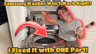 Samsung Washer Shaking Like Crazy Or Stopping Mid Cycle? Try THIS Simple Fix!