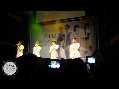 [Fancam] 110603 2AM FP@Taiwan - 死也不能放開你
