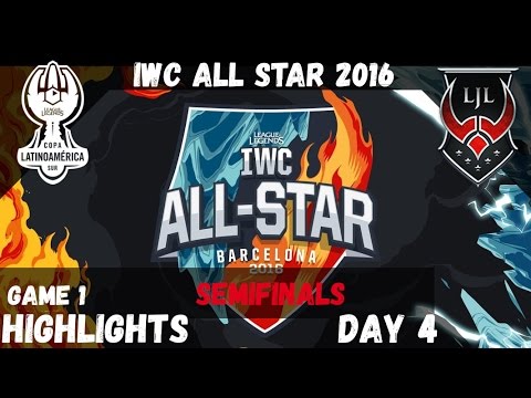 🔥 LAS vs LJL ️❄️ Game 1 Highlights | IWC All Star Barcelona 2016 D3 | Latin America South vs Japan