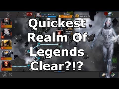 15 Minute Realm Of Legends Clear?!! | Marvel Contest Of Champions