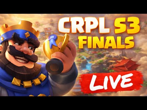 CRPL Season 3 🏆 GRAND FINALE | Champion Decided | Clash Royale LIVE