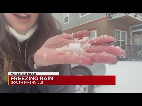 Ice in South Nashville