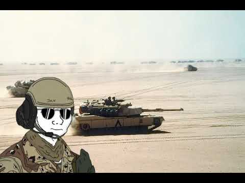 Thunderstruck but you're charging across the Iraqi desert in your Abrams