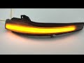 LED dynamické smerovky - oranžové Mercedes C-Class / E-Class / S-Class / GLC (2013->) - Video Youtube