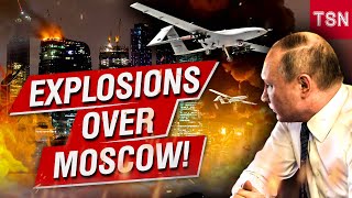 MOSCOW UNDER ATTACK! Drones Over the Kremlin — DAM DESTROYED in Belgorod Region!