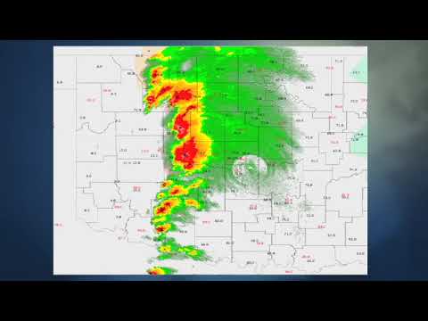 Oklahoma Storms: Radar loop of May 24 storms (2011-05-25)