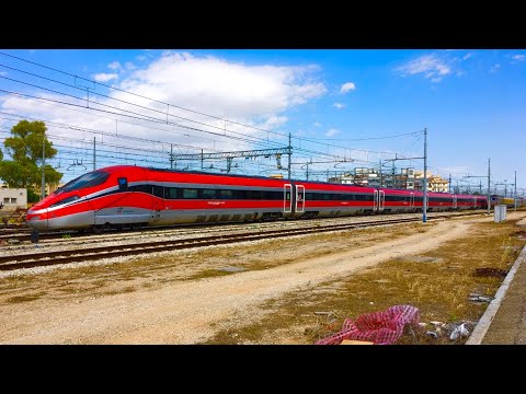 PRIMO FRECCIAROSSA 1000 IN ESERCIZIO COMMERCIALE VERSO LECCE: FR AV 8318/8309