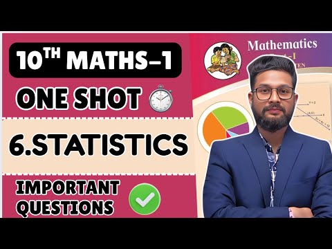 STATISTICS | ONE SHOT |MOST IMPORTANT QUESTIONS | CHAPTER 6 | 10TH MATHS-1 | JRTUTORIALS |
