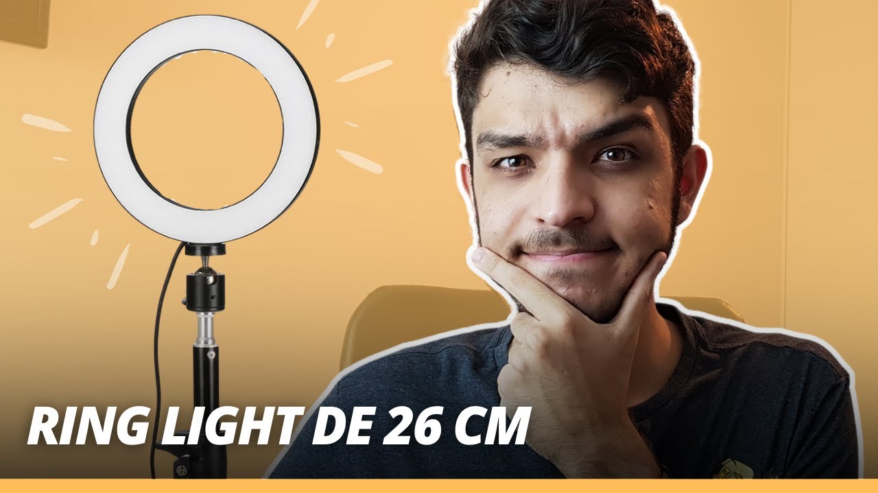 Ring Light 26cm: Iluminação perfeita para fotos e vídeos