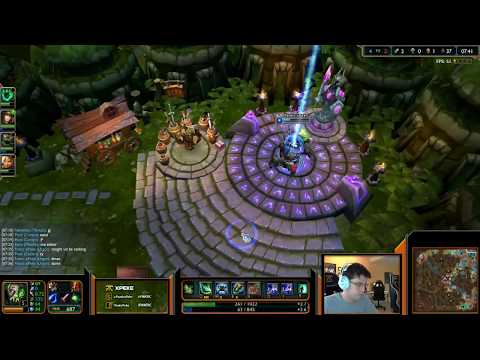 xPeke vs Rekkles - Urgot vs Draven bot lane (Challenger l)