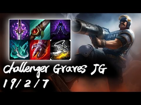 Challenger Graves Jungle vs Elise | Korea High Elo Replays