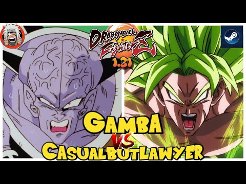 DBFZ Gamba vs CasualButLawyer - Crazy Fights! - Ver 1.31