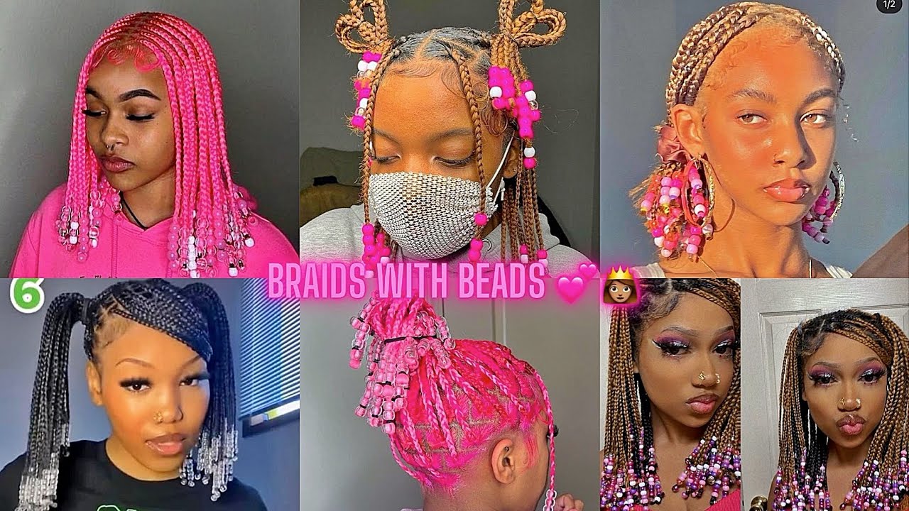 Braids With Beads Compilation 2022.💕👸🏽