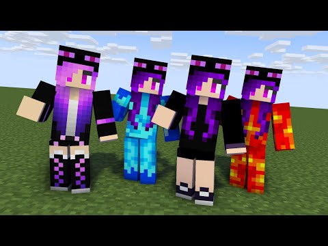 MONSTER SCHOOL : SKIRRI ENDERMAN FAMILY - MINECRAFT ANIMATION