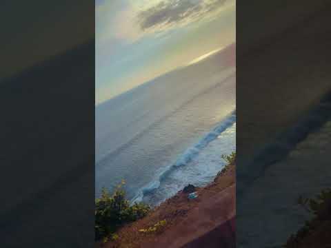 beautiful beach scene in bali indonesia#viralvideo #tourism