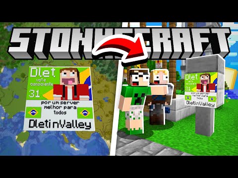 O PANFLETO COLOSSAL de 128 BLOCOS! 😱 espalhei pela cidade - StonksCraft #26 -Dlet-