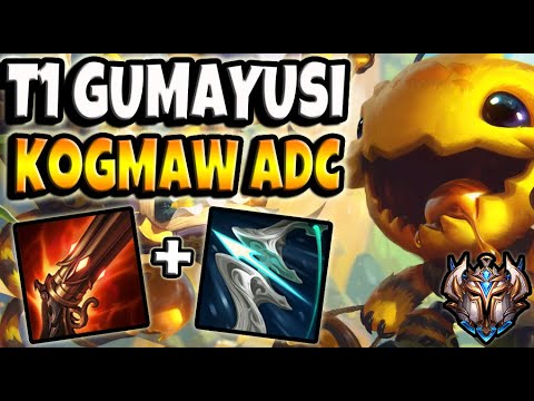 T1 Gumayusi KOGMAW vs JHIN - Rank #1 Korea Challenger Patch 11.12 ✅