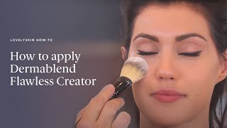 How to Apply Dermablend Flawless Creator - No Makeup Look Tutorial