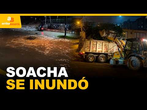 Familias atrapadas y evacuaciones de urgencia por el desbordamiento en Soacha | ArribaBogotá