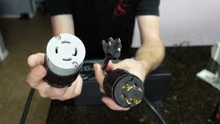 NEMA 1530 to 120 3 prong adapter-How to Run EG4 Chargeverter on 120 Volts