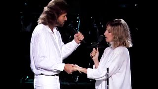 Barbra Streisand &amp; Barry Gibb - What Kind Of Fool - 1986 (Subtitles PT/ENG)