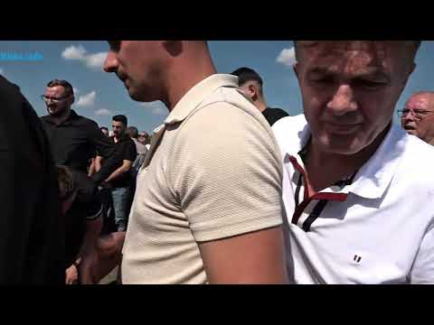The last farewell is given to Ramazan Dushi, the 61-year-old from Klina who did not survive the a...