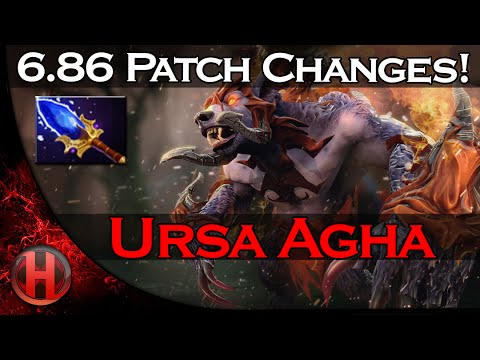 6.86 Patch Changes Dota 2 - Ursa Aghanim's Scepter Update!