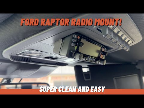 The Best Ford Raptor Radio Mount - ICOM 2730a - 2024 F150 F250 or F350