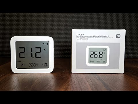 Xiaomi Smart Temperature and Humidity Monitor 3 UNBOXING and SET-UP