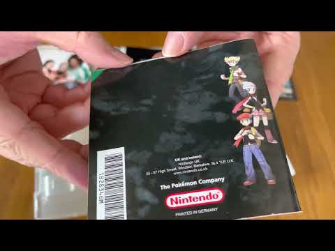 Nostalgamer 4K Unboxing Pokemon Diamond Version On Nintendo DS NDS UK PAL