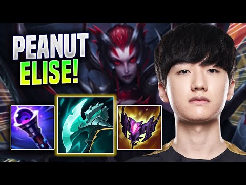 PEANUT TRYING ELISE IN PRESEASON 2023! - GEN Peanut Plays Elise JUNGLE vs Zac! | Preseason 2023
