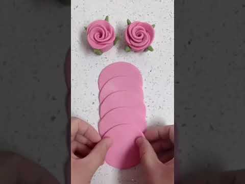 Easy clay flower😍😍😍