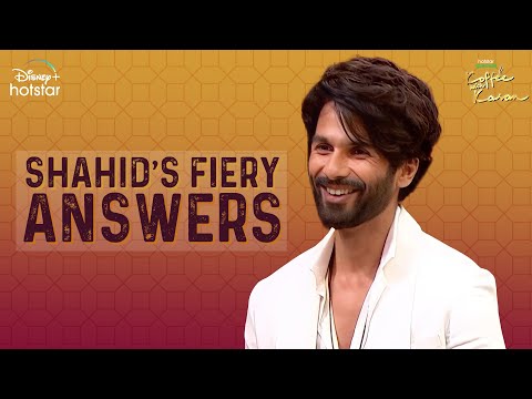 Shahid’s Fiery Answers | Hotstar Specials Koffee With Karan S7 E8 | DisneyPlus Hotstar