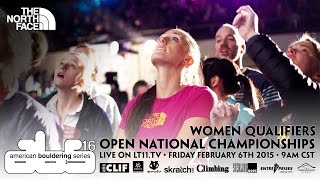 preview picture of video 'ABS 16 Open National Championships • Women Qualifiers'