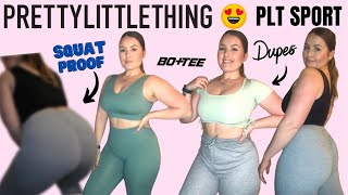 Pretty little thing ACTIVEWEAR | PLT SPORT try on haul & REVIEW *SHOOK*