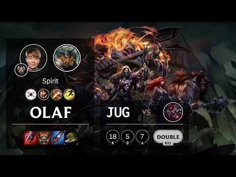 Olaf Jungle vs Shaco - KR Challenger Patch 10.3