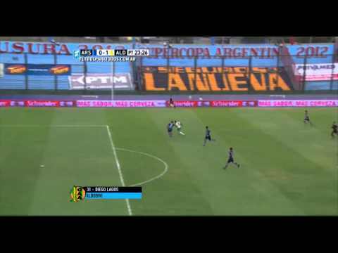 Gol de Lagos. Arsenal 0 - Aldosivi 1. Fecha 7. Primera División 2015. FPT.