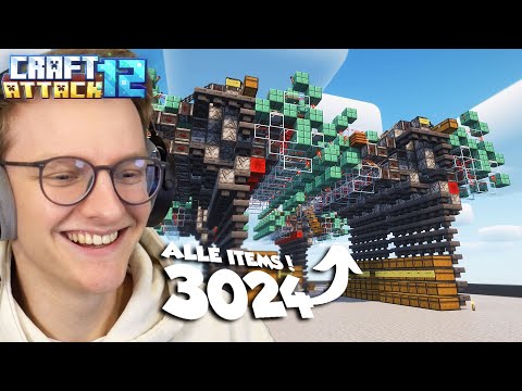 MEIN XXL LAGER! ALLE ITEMS 🤯 3024 UNTERSCHIEDLICHE - CraftAttack 12 - #12