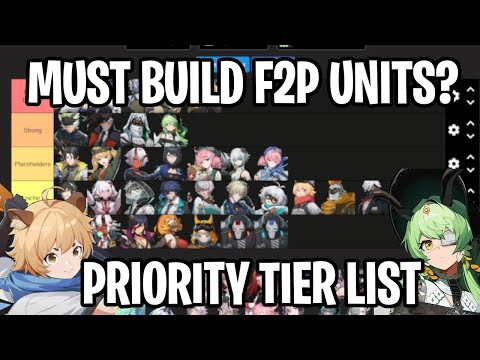 SR & R Unit Tier List - Who to Build First?! [Etheria: Restart]