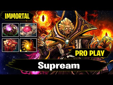 Invoker 7.27d Pro Gameplay by Supream IMMORTAL Rank Dota 2