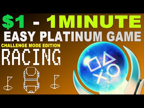 Easy $1 & 1 Minute Platinum Game | Racing Challenge Mode Edition - Easy Platinum With Cheat Code