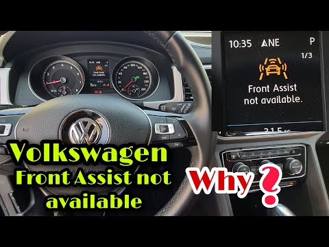 volkswagen Front assist not available solution.