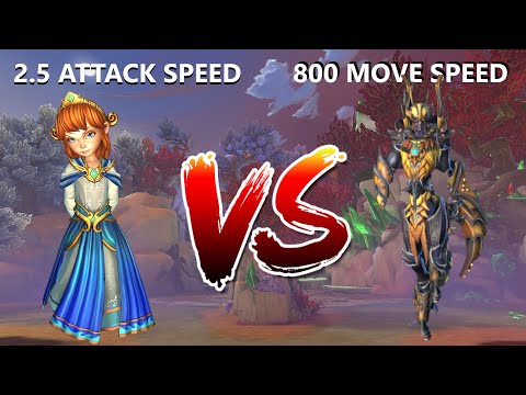 2.5 ATTACK SPEED SCYLLA VS 800 MOVE SPEED AMC - Grandmasters Ranked 1v1 Duel - SMITE