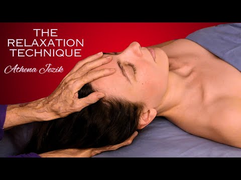 The Relaxation Technique: Face & Neck Massage Tutorial, Soft Spoken ASMR, Stress Relief, How to