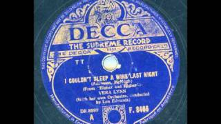 Vera Lynn - I couldn´t sleep a wink last night