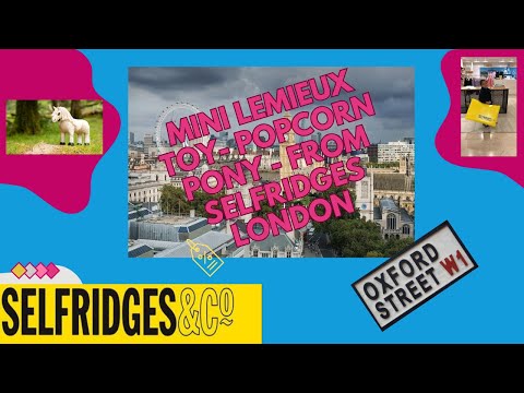 MINI LEMIEUX TOY CUDDLY PONY POPCORN, from Selfridges London, Matchy Matchy, Saddle & Bridle