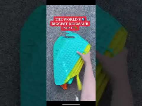THE WORLD’S BIGGEST DINOSAUR POP IT!😱🦖 #shorts #fidgettoys #fidgetshorts