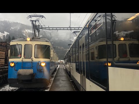 [FR/DE] Trafic ferroviaire/Bahnverkehr MOB (Montreux Oberland Bernois) Lenk i.S. - Zweisimmen - TPS